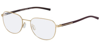 Porsche Design P'8367 unisex Gold Round Eyeglasses