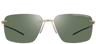 Porsche Design P'8923 unisex Gold Geometric Sunglasses