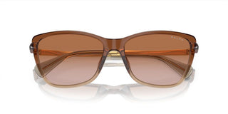 Ralph RA 5308U women Brown Cat Eye Sunglasses