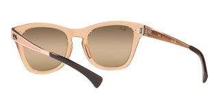 Ray-Ban RB 0707SM unisex Brown Squared Sunglasses