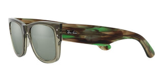 Ray-Ban RB 0840S unisex Green Squared Sunglasses