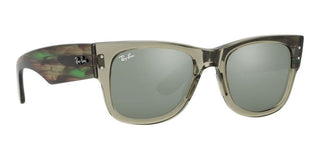 Ray-Ban RB 0840S unisex Green Squared Sunglasses