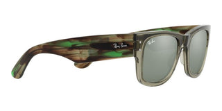 Ray-Ban RB 0840S unisex Green Squared Sunglasses