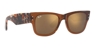 Ray-Ban RB 0840S unisex Brown Squared Sunglasses