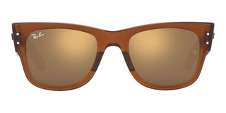 Ray-Ban RB 0840S unisex Brown Squared Sunglasses