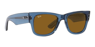 Ray-Ban RB 0840S unisex Blue Squared Sunglasses