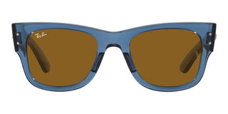 Ray-Ban RB 0840S unisex Blue Squared Sunglasses