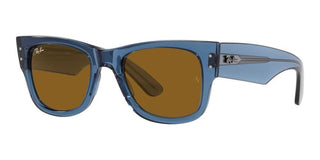 Ray-Ban RB 0840S unisex Blue Squared Sunglasses