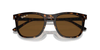 Ray-Ban RB 2210 unisex Havana Squared Sunglasses