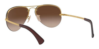 Ray-Ban RB 3449 unisex Gold Pilot Sunglasses