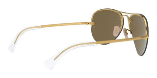 Ray-Ban RB 3449 unisex Gold Pilot Sunglasses