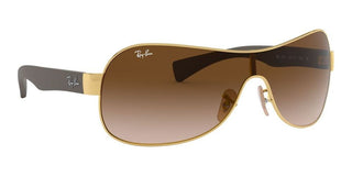 Ray-Ban RB 3471 unisex Gold Shield Sunglasses