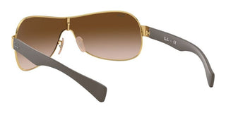 Ray-Ban RB 3471 unisex Gold Shield Sunglasses