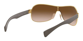 Ray-Ban RB 3471 unisex Gold Shield Sunglasses