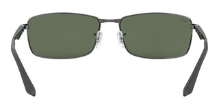 Ray-Ban RB 3498 unisex Ruthenium Geometric Sunglasses