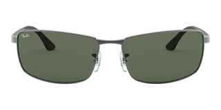 Ray-Ban RB 3498 unisex Ruthenium Geometric Sunglasses