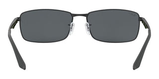 Ray-Ban RB 3498 unisex Black Geometric Sunglasses