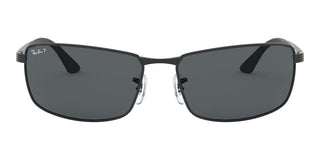 Ray-Ban RB 3498 unisex Black Geometric Sunglasses