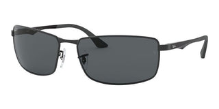 Ray-Ban RB 3498 unisex Black Geometric Sunglasses