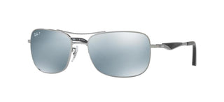 Ray-Ban RB 3515 men Silver Pilot Sunglasses