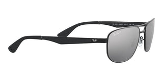 Ray-Ban RB 3528 unisex Black Geometric Sunglasses