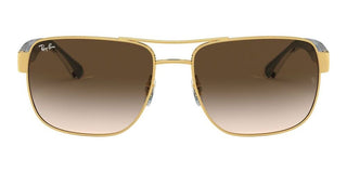 Ray-Ban RB 3530 unisex Gold Geometric Sunglasses