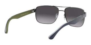 Ray-Ban RB 3530 unisex Ruthenium Geometric Sunglasses