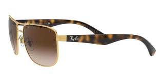 Ray-Ban RB 3533 unisex Gold Geometric Sunglasses