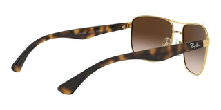 Ray-Ban RB 3533 unisex Gold Geometric Sunglasses