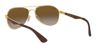 Ray-Ban RB 3549 men Gold Pilot Sunglasses