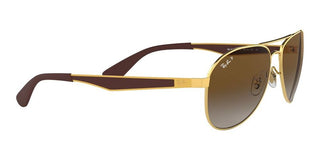 Ray-Ban RB 3549 men Gold Pilot Sunglasses