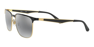 Ray-Ban RB 3569 unisex Black Geometric Sunglasses