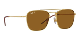 Ray-Ban RB 3588 men Brown Pilot Sunglasses