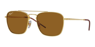 Ray-Ban RB 3588 men Brown Pilot Sunglasses