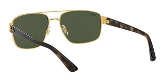 Ray-Ban RB 3663 men Gold Pilot Sunglasses