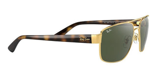 Ray-Ban RB 3663 men Gold Pilot Sunglasses