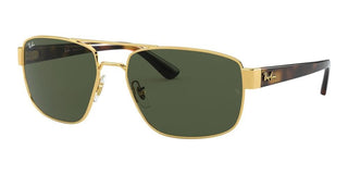 Ray-Ban RB 3663 men Gold Pilot Sunglasses