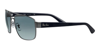 Ray-Ban RB 3663 men Ruthenium Pilot Sunglasses