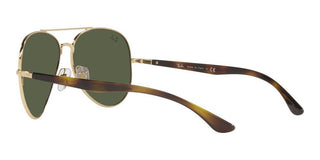 Ray-Ban RB 3675 unisex Gold Pilot Sunglasses