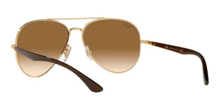 Ray-Ban RB 3675 unisex Gold Pilot Sunglasses