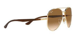 Ray-Ban RB 3675 unisex Gold Pilot Sunglasses