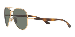 Ray-Ban RB 3675 unisex Gold Pilot Sunglasses