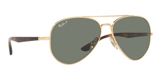 Ray-Ban RB 3675 unisex Gold Pilot Sunglasses