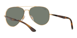 Ray-Ban RB 3675 unisex Gold Pilot Sunglasses