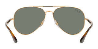 Ray-Ban RB 3675 unisex Gold Pilot Sunglasses