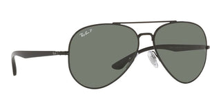 Ray-Ban RB 3675 unisex Black Pilot Sunglasses