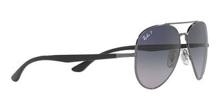 Ray-Ban RB 3675 unisex Ruthenium Pilot Sunglasses