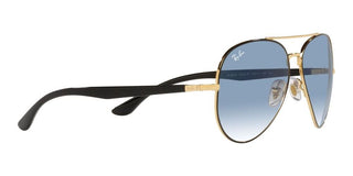 Ray-Ban RB 3675 unisex Black Pilot Sunglasses