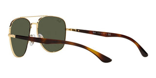 Ray-Ban RB 3683 unisex Gold Pilot Sunglasses