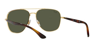 Ray-Ban RB 3683 unisex Gold Pilot Sunglasses